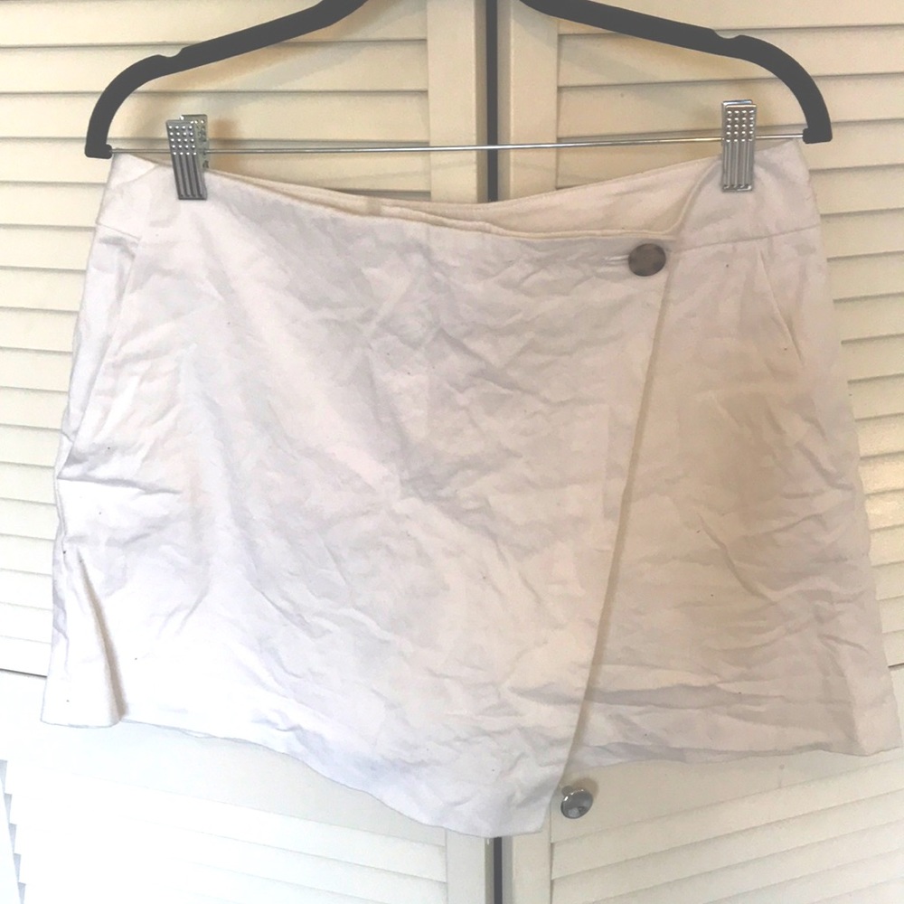 White Skort